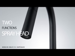 Zug--Untensprüher-Küchen-Hahn des Einzel-Griff-SUS304 mit zwei Funktion Sprayhead