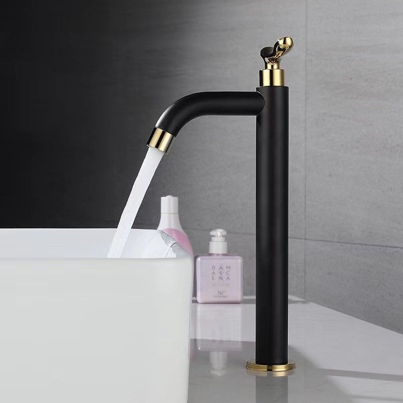 Stilvolles Schiff-Badezimmer-einzelne kaltes Wasser-Becken-Hähne des Edelstahl-SUS304 in Matte Black