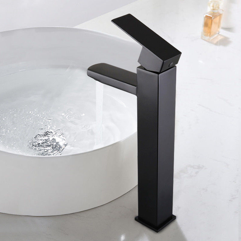 Schiff-einzelnes Loch-einzelner Griff-Becken-Mischer des Edelstahl-SUS304 in Chrome Matte Black Gold Sn