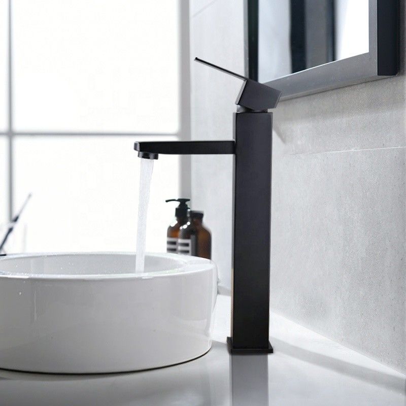 Schiff-einzelnes Loch-einzelner Griff-Becken-Mischer des Edelstahl-SUS304 in Chrome Matte Black Gold Sn