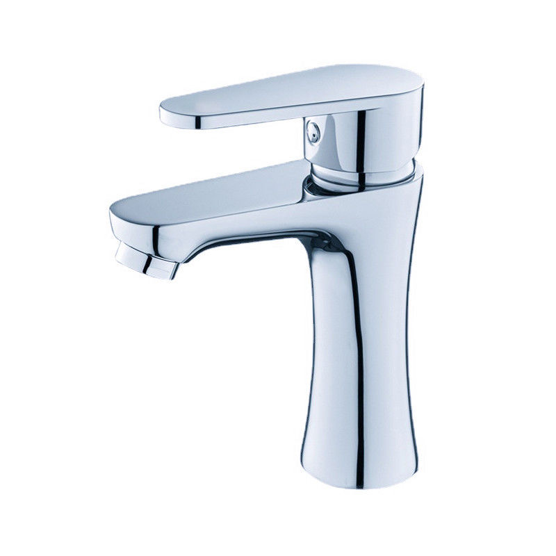 Einzelnes Loch-einzelner Griff-Becken-Mischer des Edelstahl-SUS304 in Matte Black Chrome-SN Gold