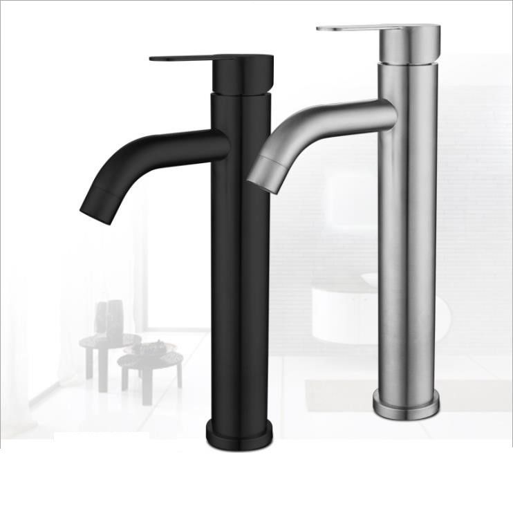 Heißer und kalter einzelner Griff-Becken-Mischer in Chrome Matte Black Gold Sn Finish