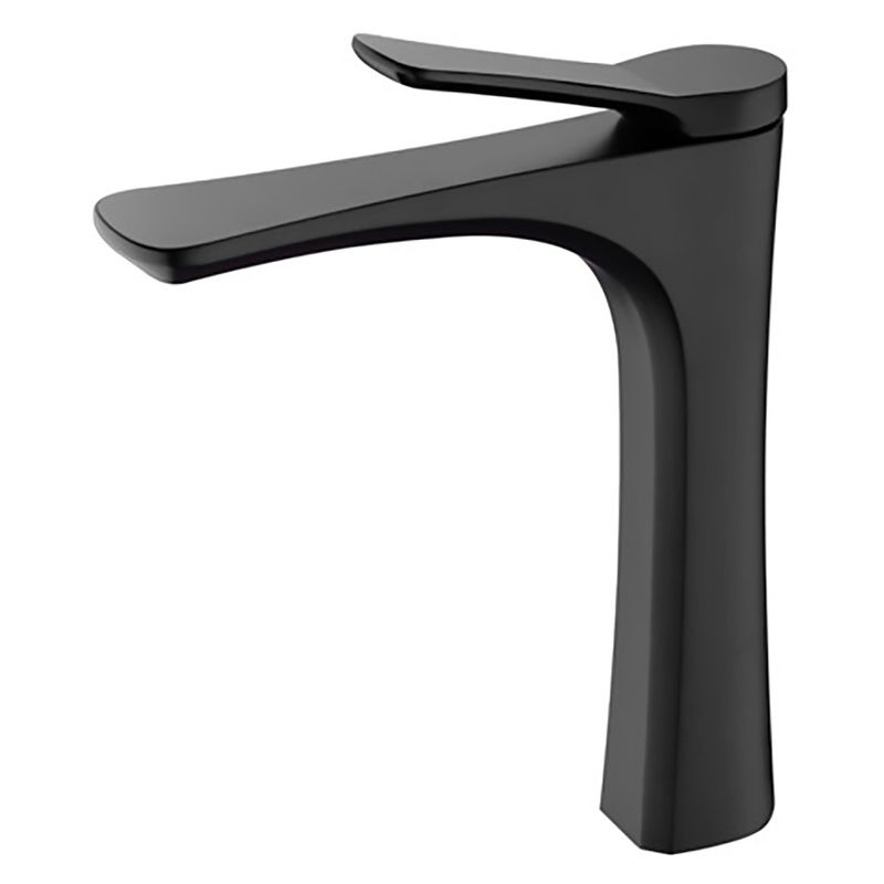 Modernes einzelnes Messingloch-einzelner Griff-Becken-Mischer in Chrome Matte Black Gold Grey