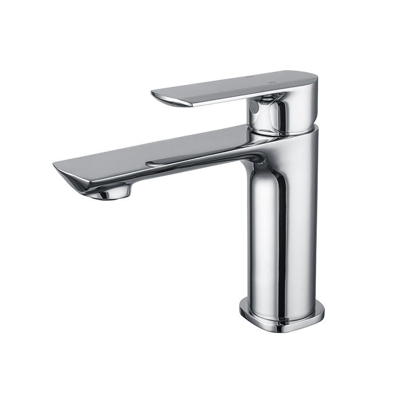 Modernes einzelnes Messingloch-einzelner Griff-Becken-Mischer in Chrome Matte Black Gold Grey