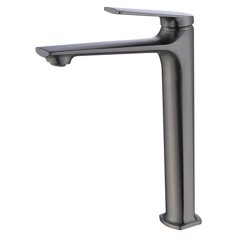 Modernes Schiff-einzelnes Messingloch-einzelner Griff-Becken-Mischer-Hahn in Chrome Matte Black Gold Grey