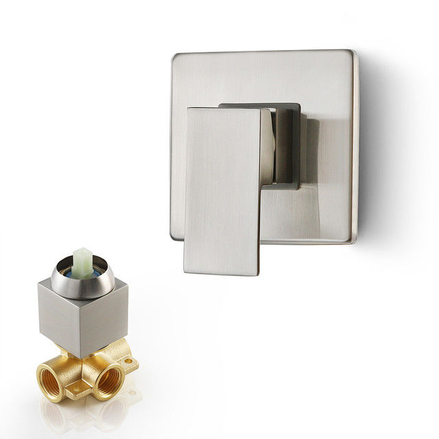 Druck Chromes Matte Black Square Shower Handle balancierte 1/2 in rauem in der Ventil-Ordnungs-Ausrüstung
