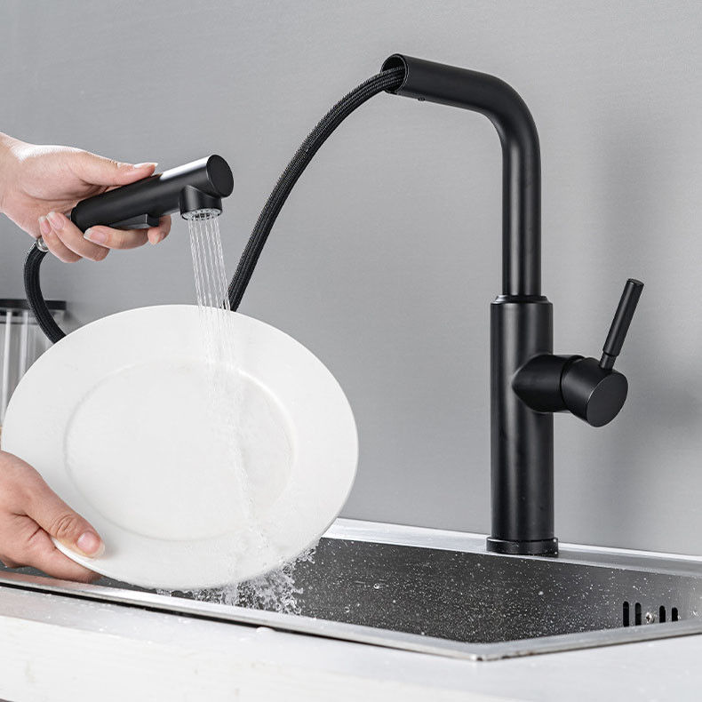 Hebelgriff ziehen Wannen-Hahn in Matte Black Chrome Sn White Grey Finish herunter